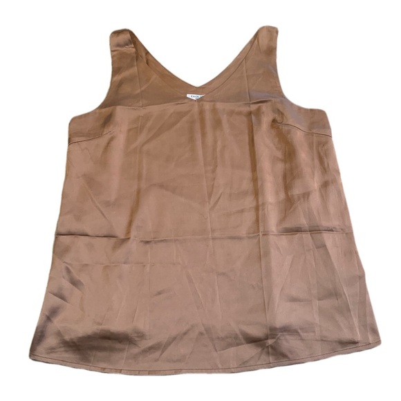 Elegant Brown Sleeveless Top - Picture 1 of 7